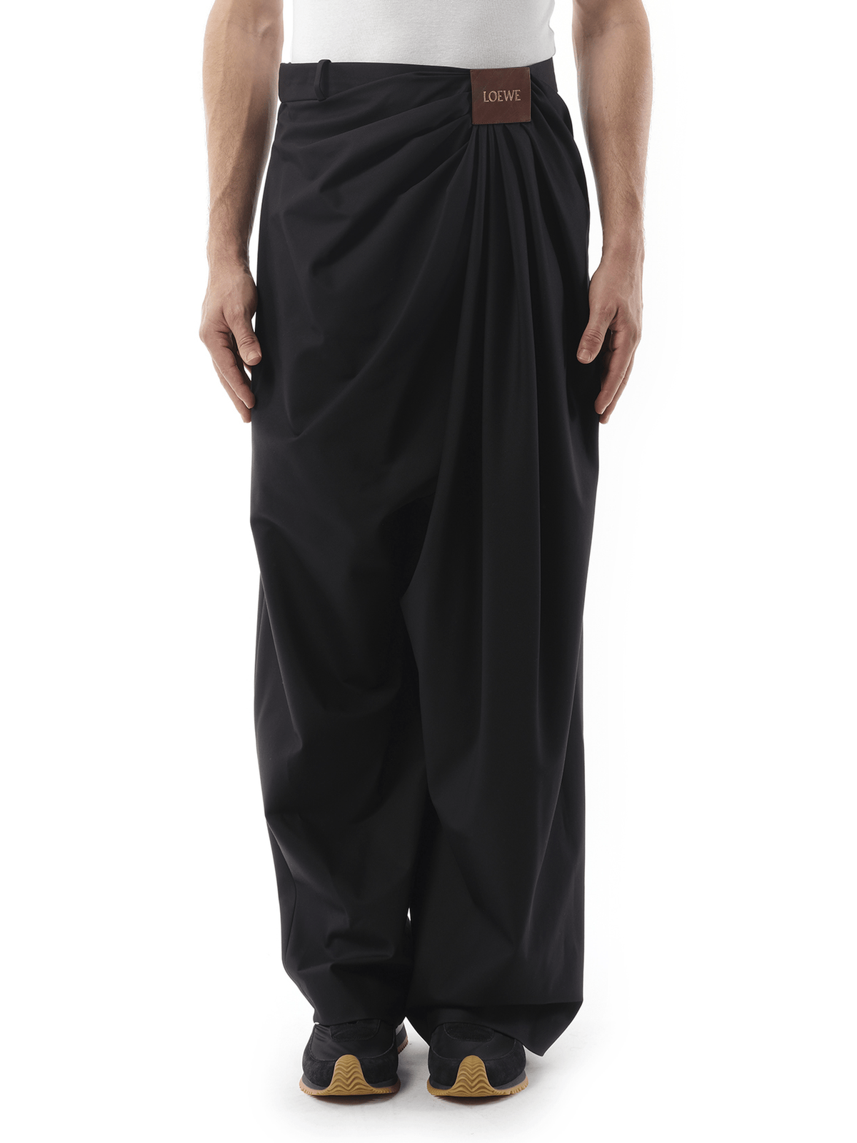 Loewe Draped Trouser in Black