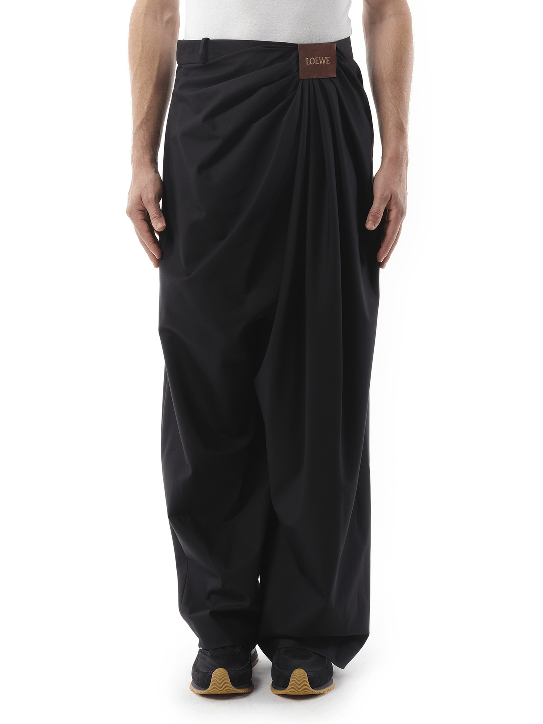 Loewe Draped Trouser in Black