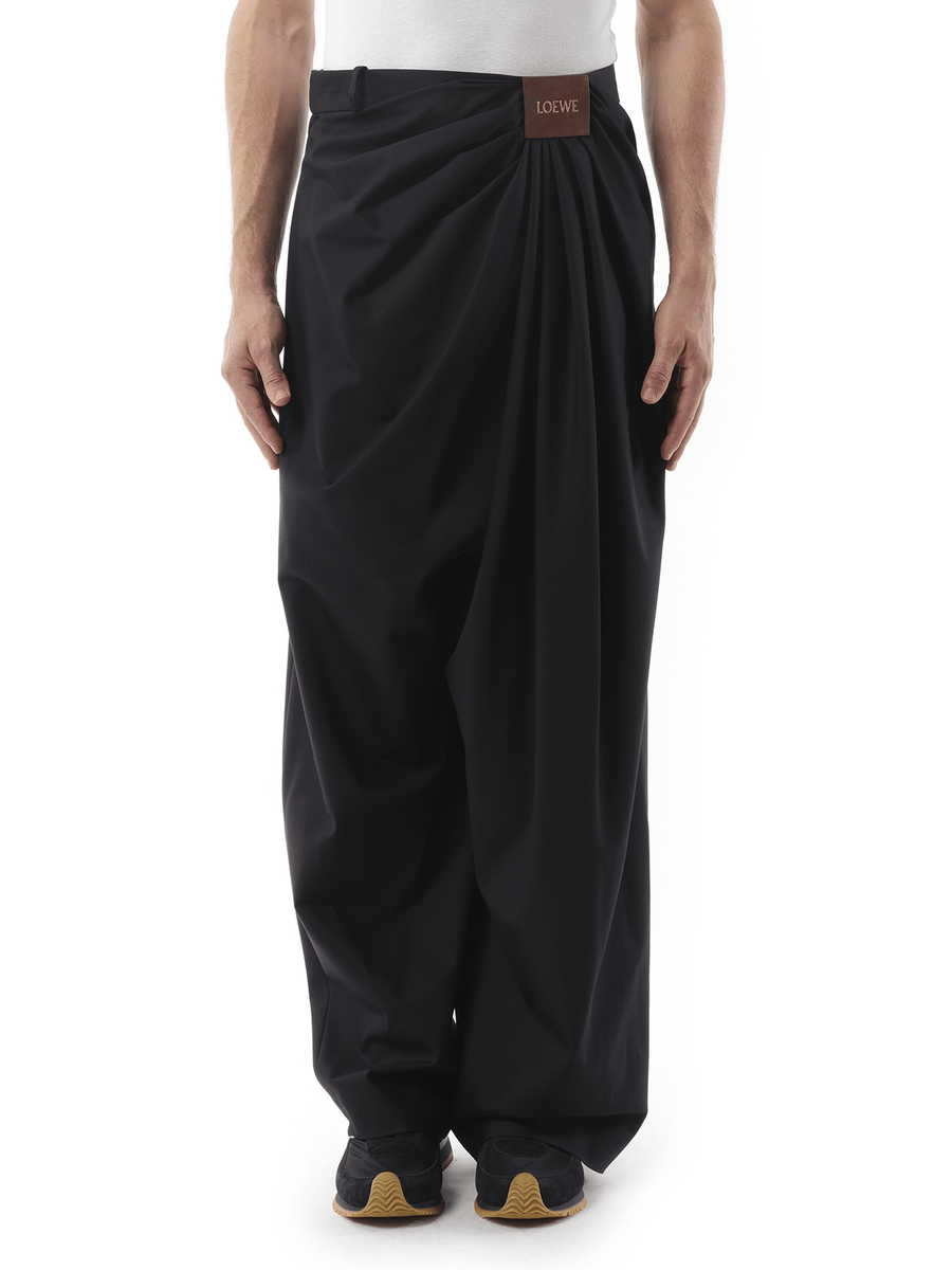 Loewe Draped Trouser in Black