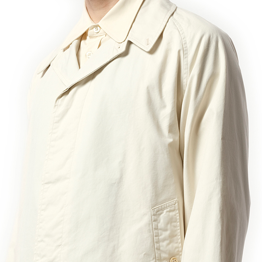 Trench Rain Coat in Ivory