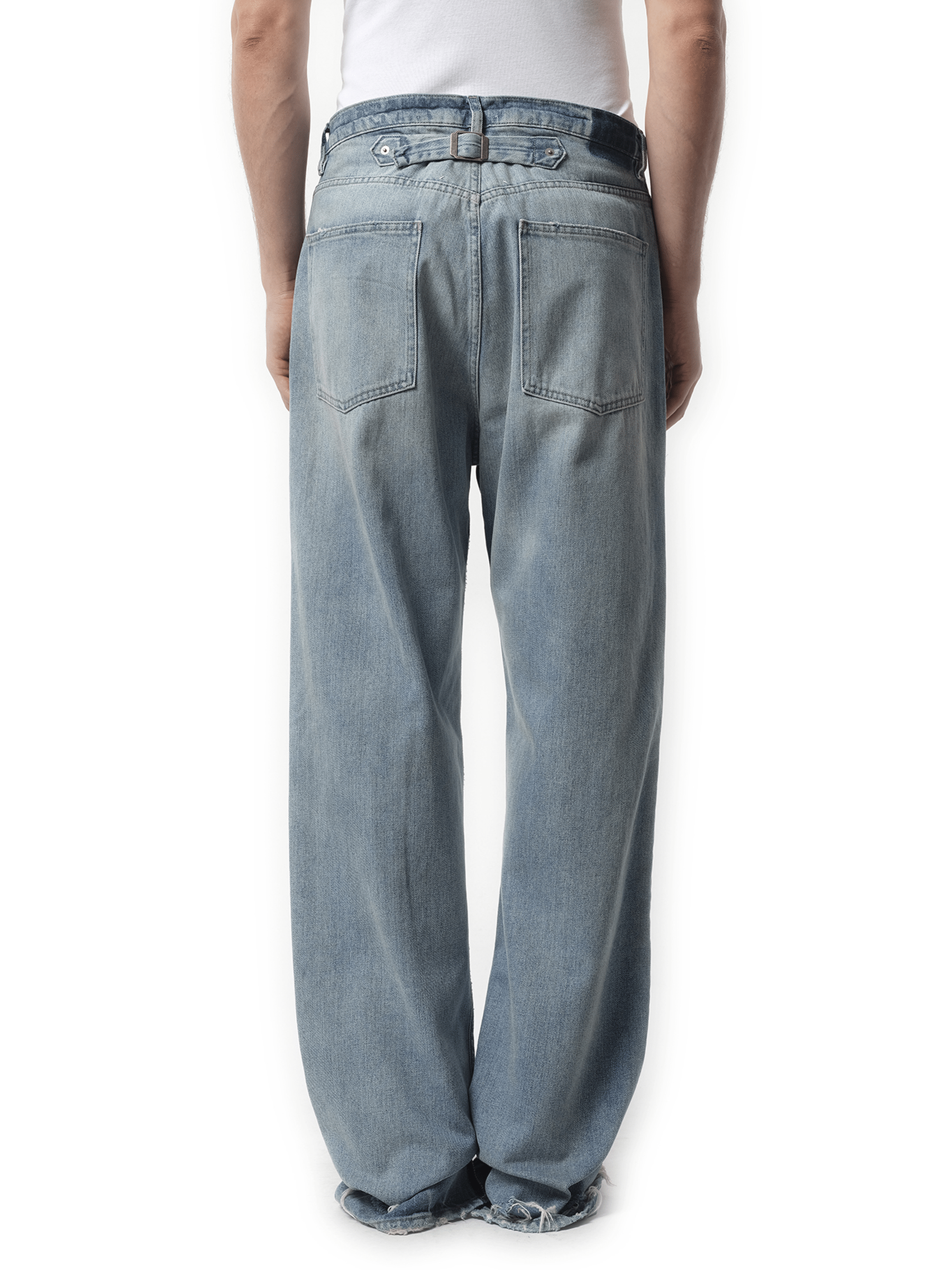 Maison Margiela Original Japanses Denim Jeans in Light Blue