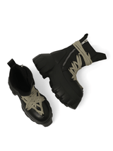 Megalaced Mega Tractor in Black Top View | RICK OWENS