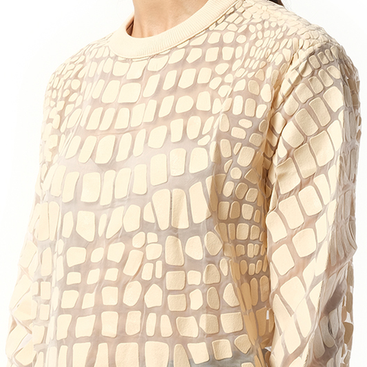 Sweatshirt in Powder