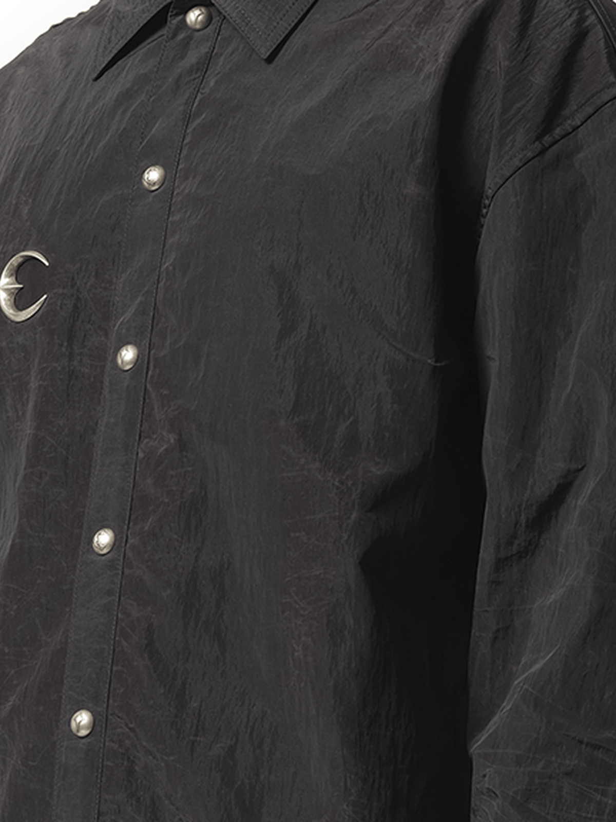 Thug Club Scarred Officer Shirt in Black