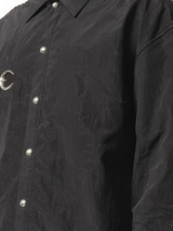 Thug Club Scarred Officer Shirt in Black