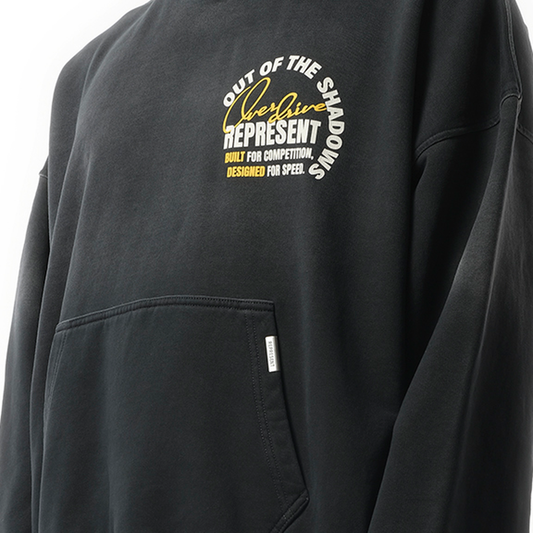 Out Of The Shadows Hoodie in Stained Black