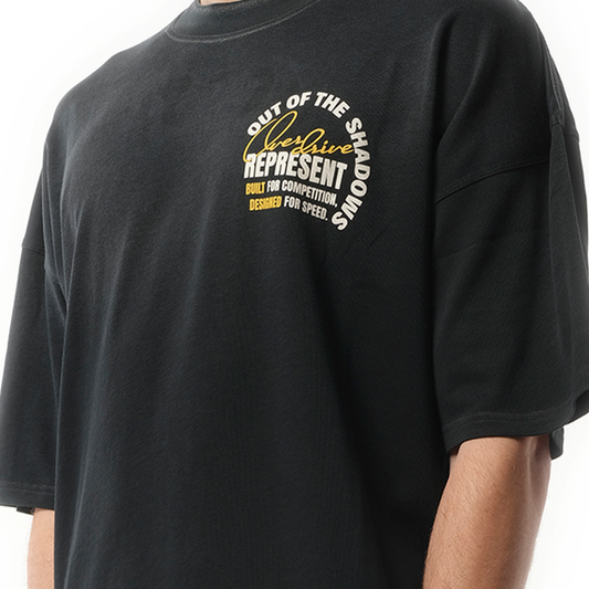 Out Of The Shadows T-Shirt in Stained Black