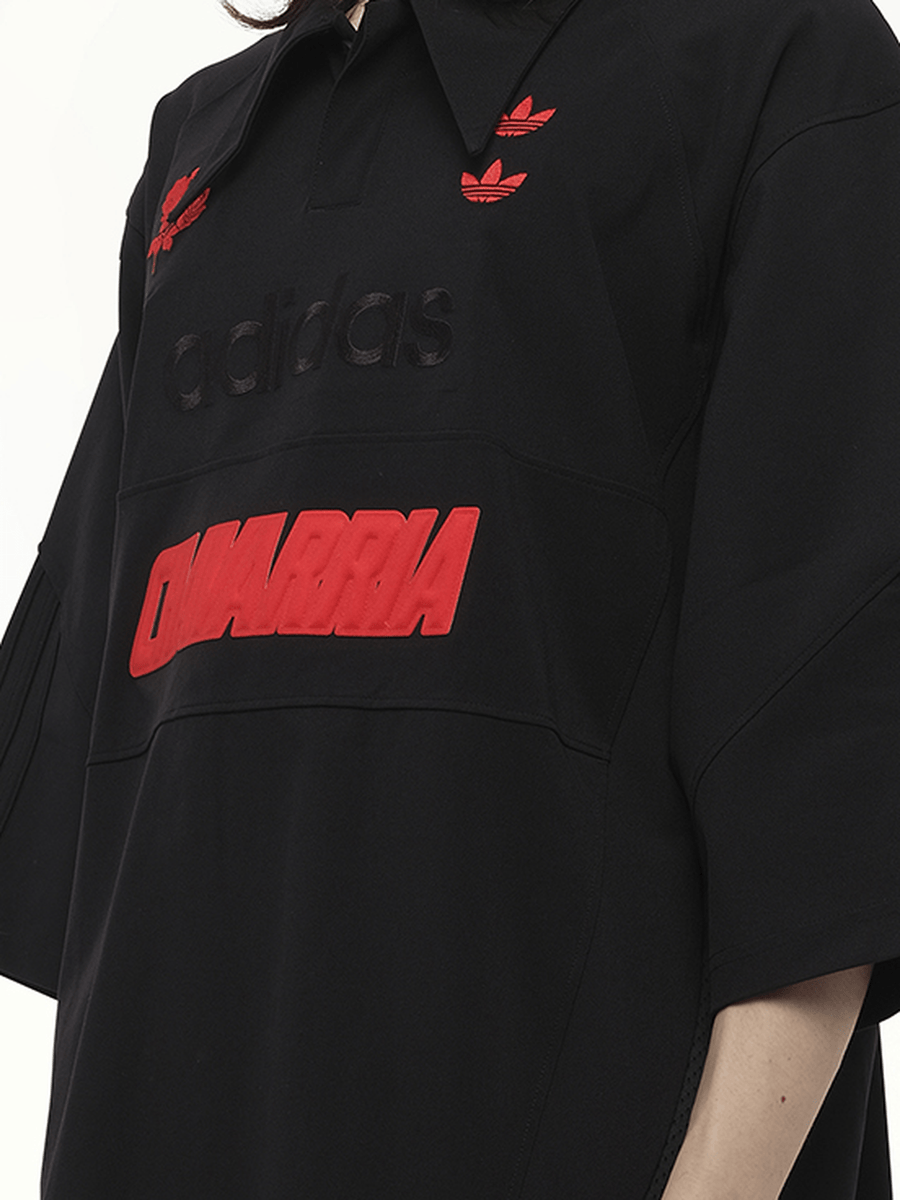 Willy Chavarria Adidas X Chavarria Polo in Black