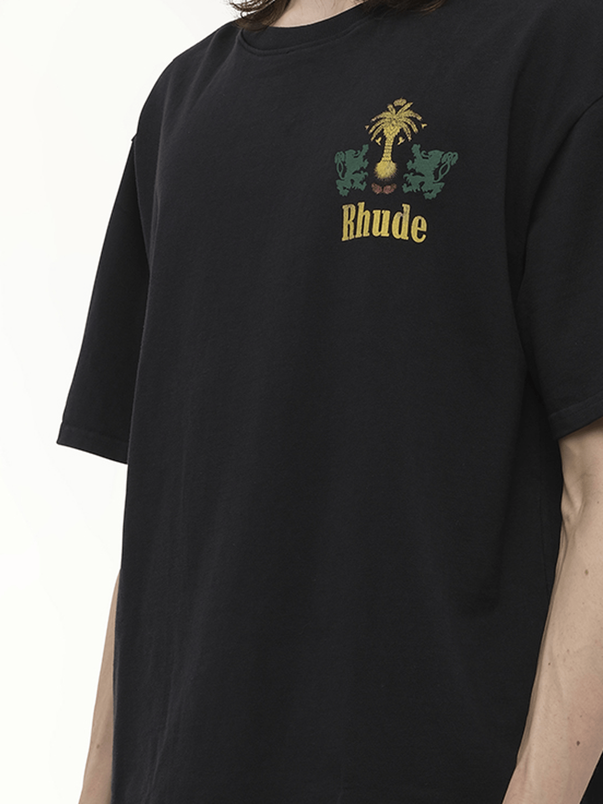 Rhude Rhude Tabaco T-Shirt in Vintage Black