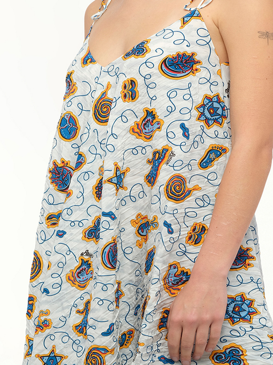 Loewe x Paula Prt Strappy Dress in White