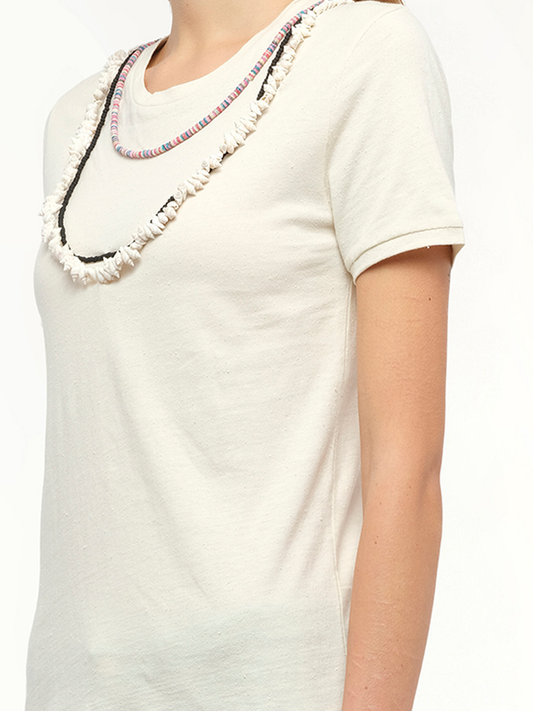 Loewe x Paula T-Shirt Necklaces in Calico