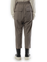 Rick Owens Drawstring Astaires Cropped in Dust