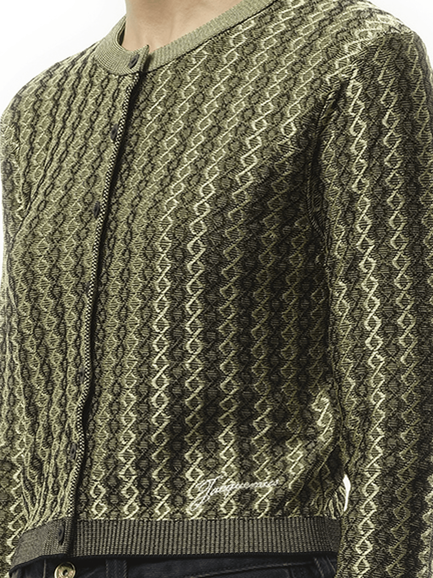 Jacquemus Le Cardigan Marino in Multicolour/Black