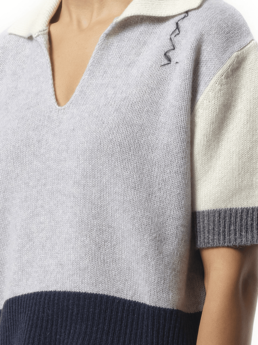 Marni V Neck Boxy Sweater in Sodium
