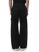 Rick Owens Drkshdw Cotton Canvas Creatch Wide Cargo Drawstring in Black