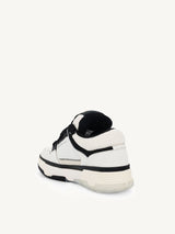 MA-1 Sneaker in White/Black Back View | AMIRI