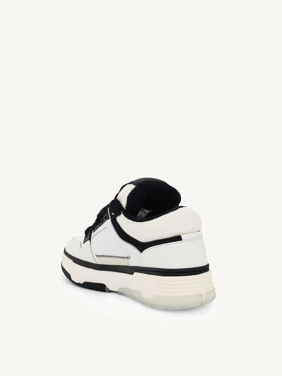 MA-1 Sneaker in White/Black Back View | AMIRI