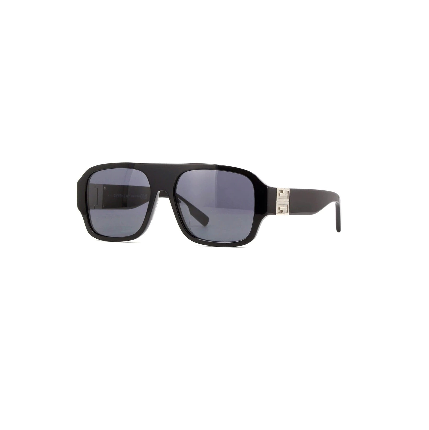 THELIOS Givenchy Aviator Sunglasses with Smoke Lens in Shiny Black – MARAIS