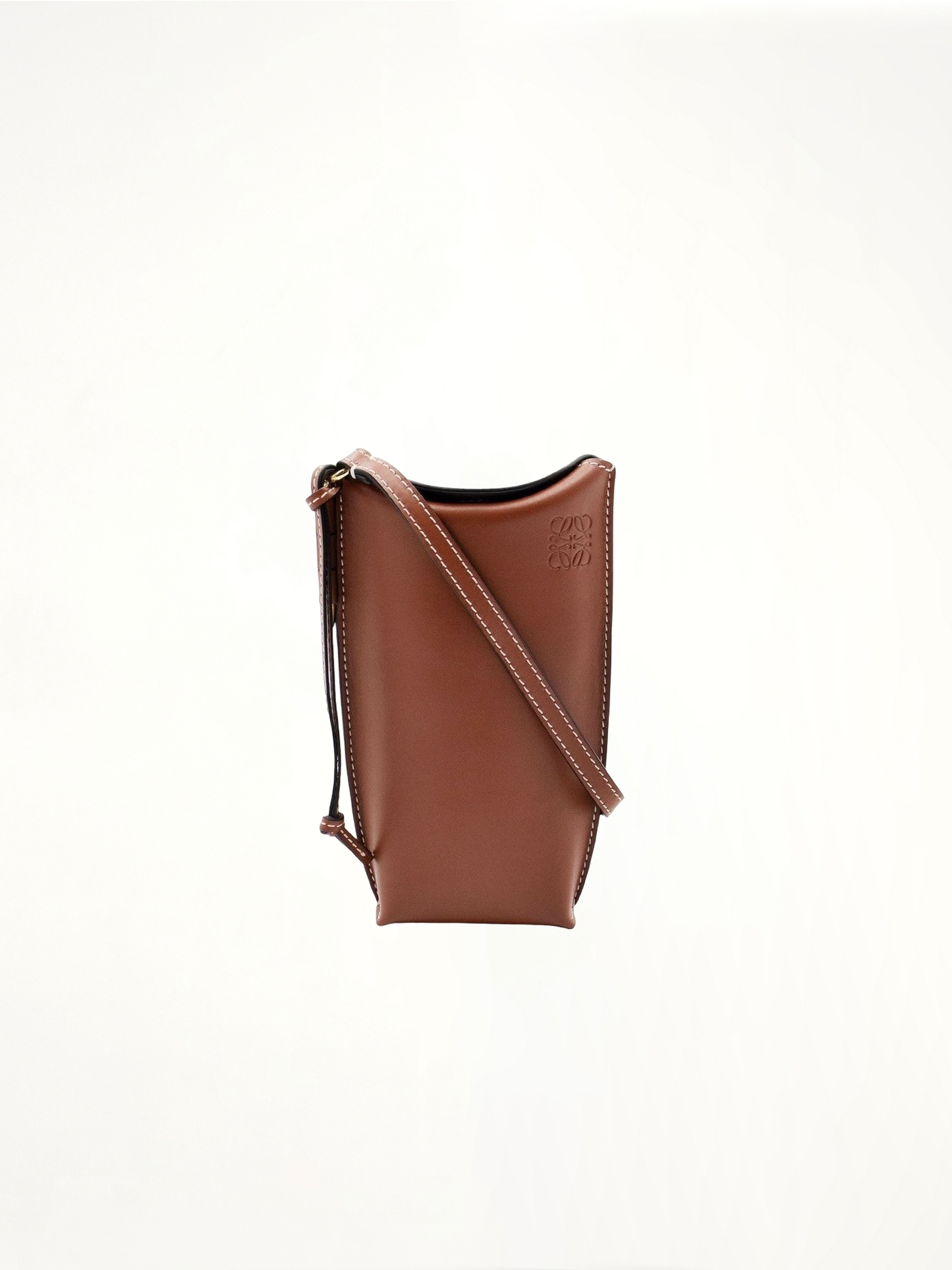 Gate Pocket in Soft Calfskin in Rust