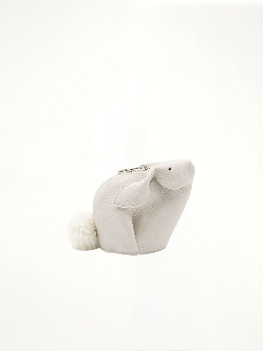 Bunny Coin Purse in White