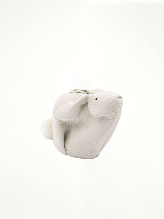 Bunny Coin Purse in White