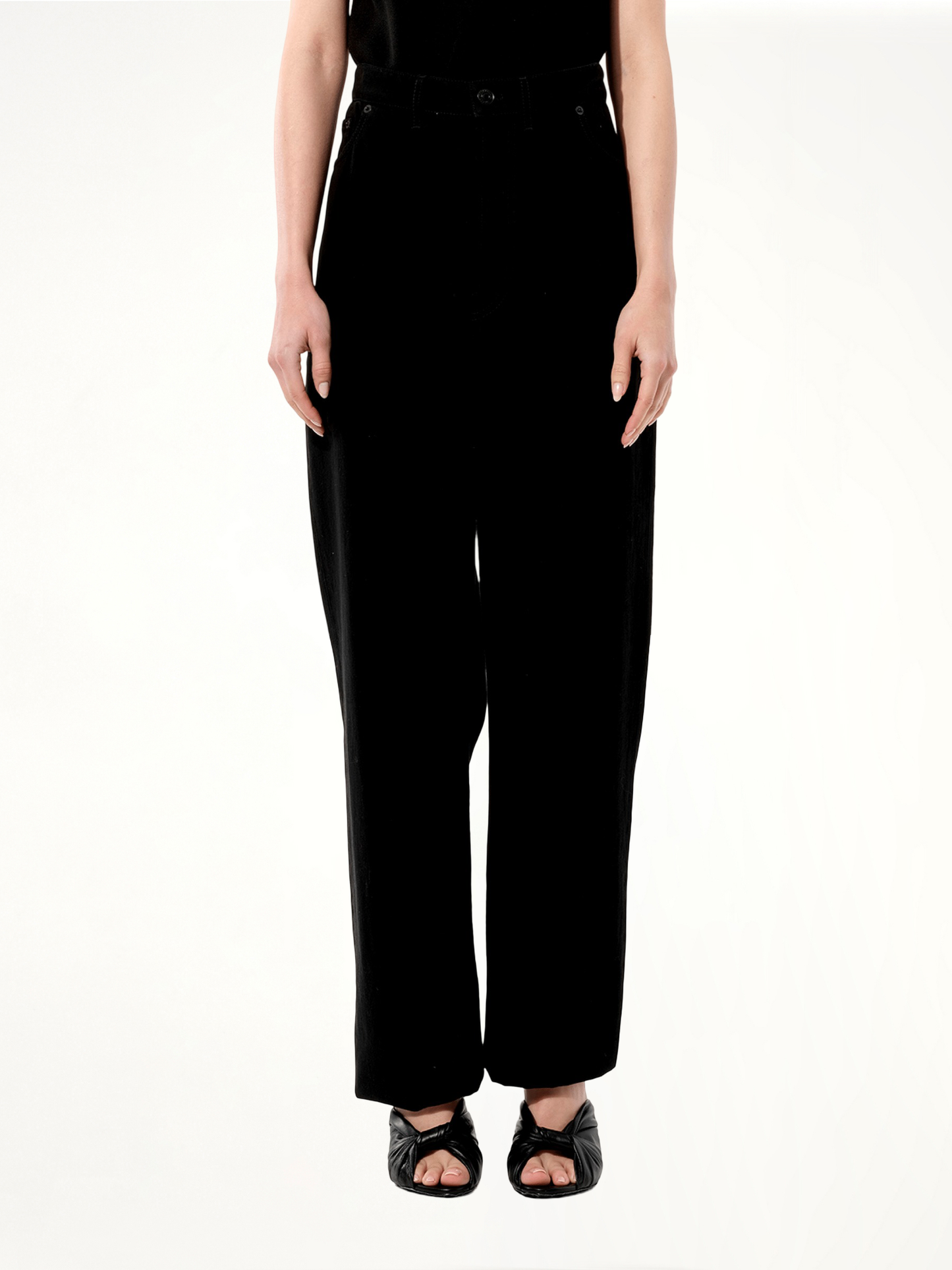 Baggy Denim Jeans in Black