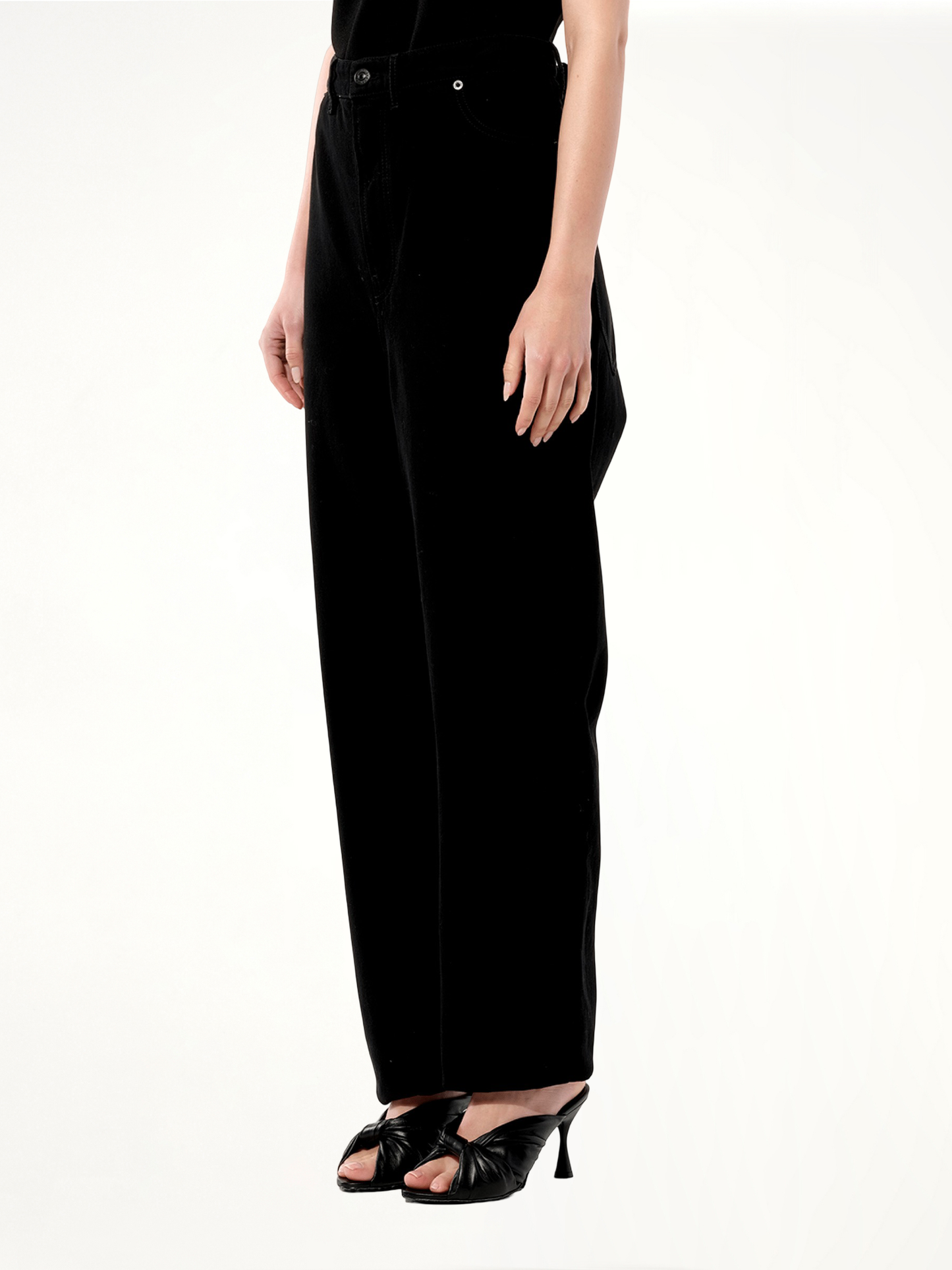 Baggy Denim Jeans in Black