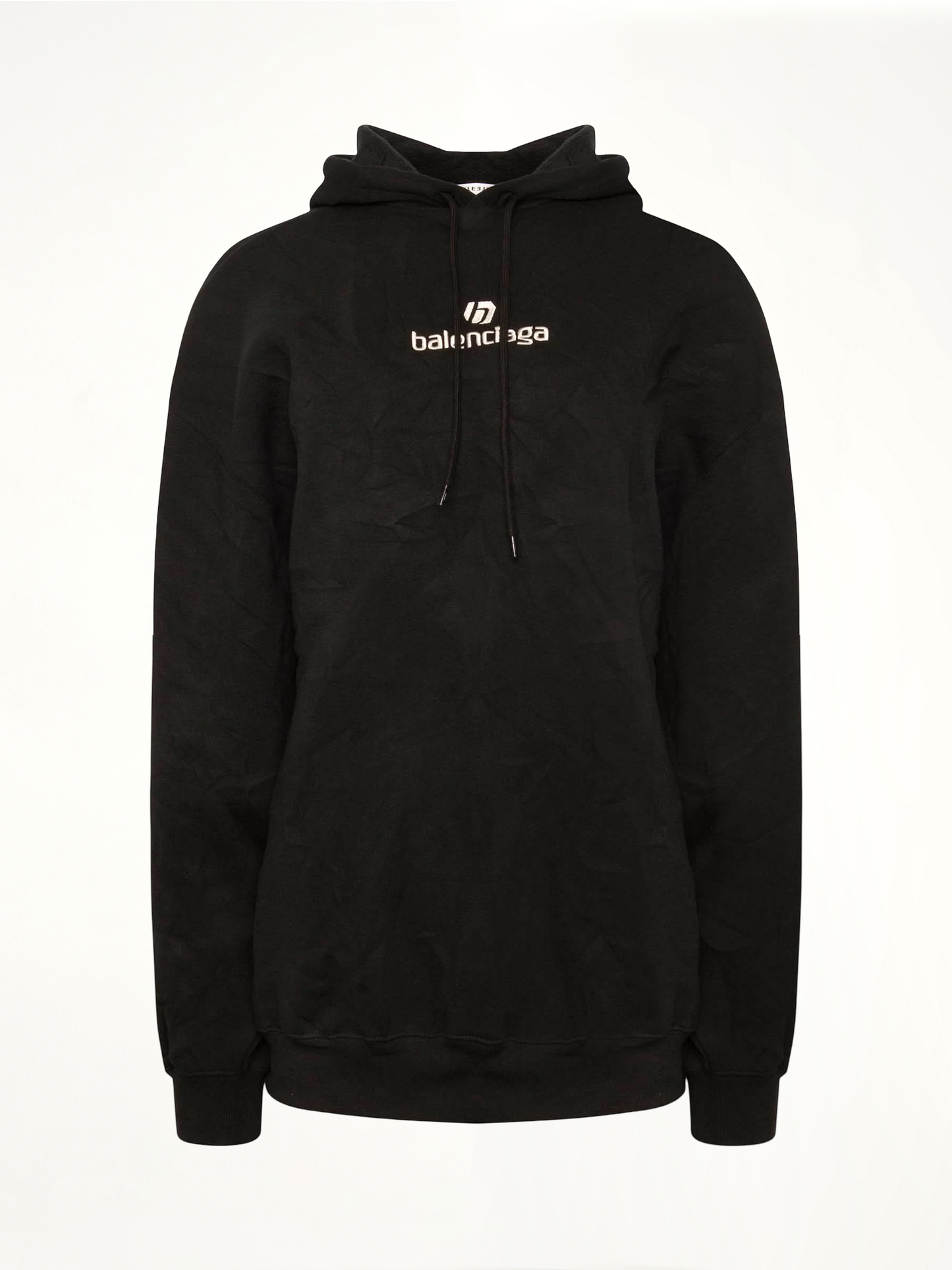 Sponsor Logo Hoodie in Black