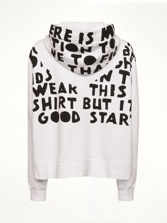 Aids Charity Hoodie in White