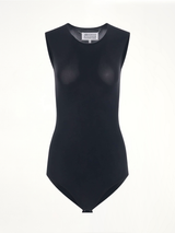 Sleeveless Bodysuit in Black