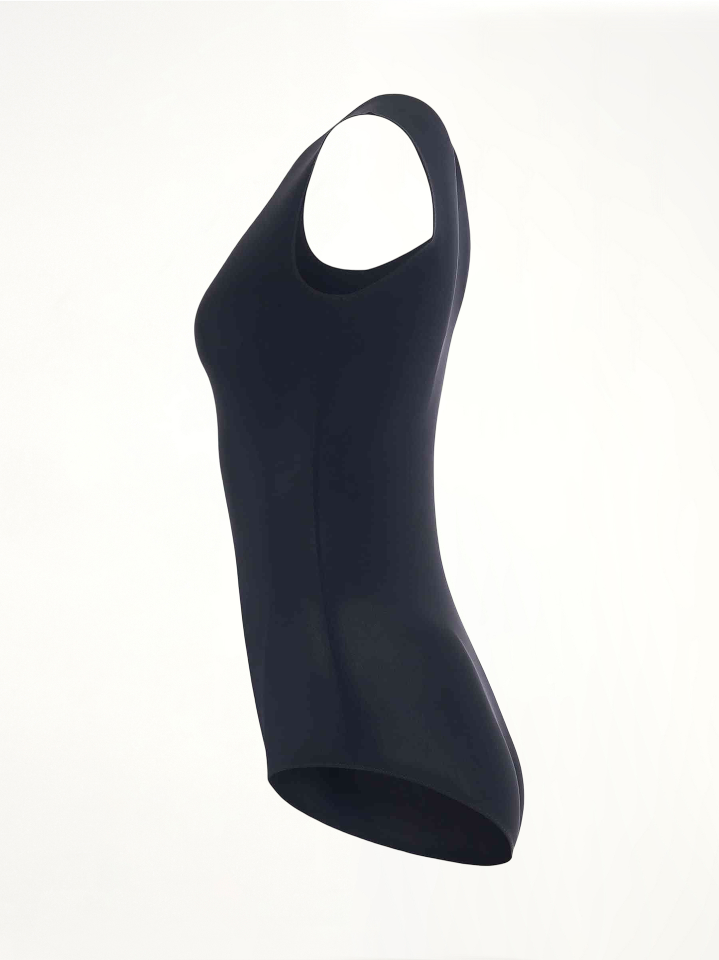 Sleeveless Bodysuit in Black