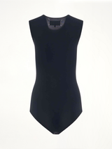 Sleeveless Bodysuit in Black