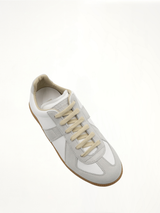 Replica Leather Sneaker in White Top View | MAISON MARGIELA