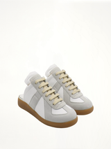 Replica Open Back Sneakers in White Front View | MAISON MARGIELA