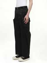 Cotton Chino Pants in Black