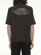 Amiri Spirit Bowling Shirt in Black