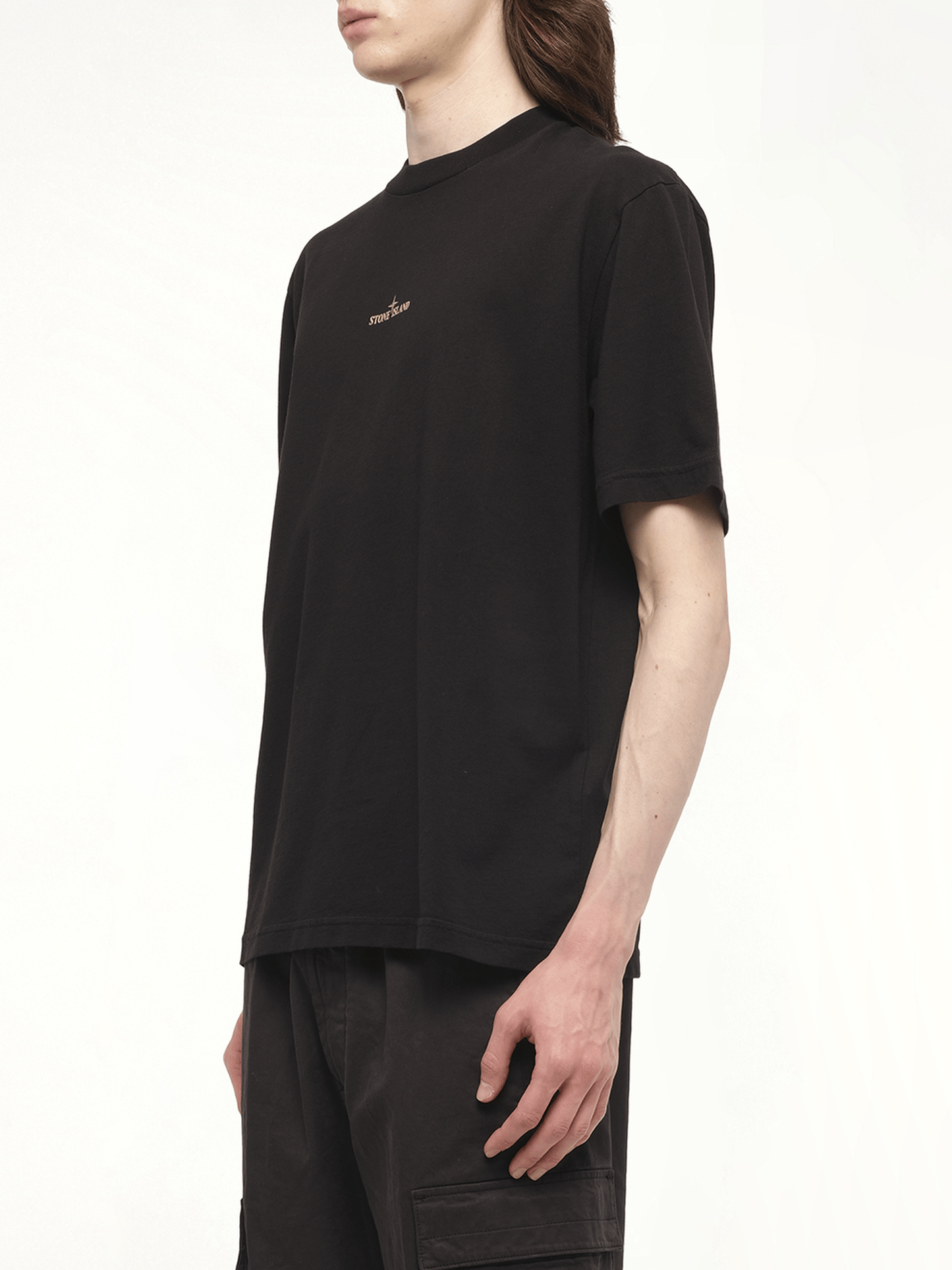 210003 Bleeding Numbers Compass S/S T-Shirt in Black