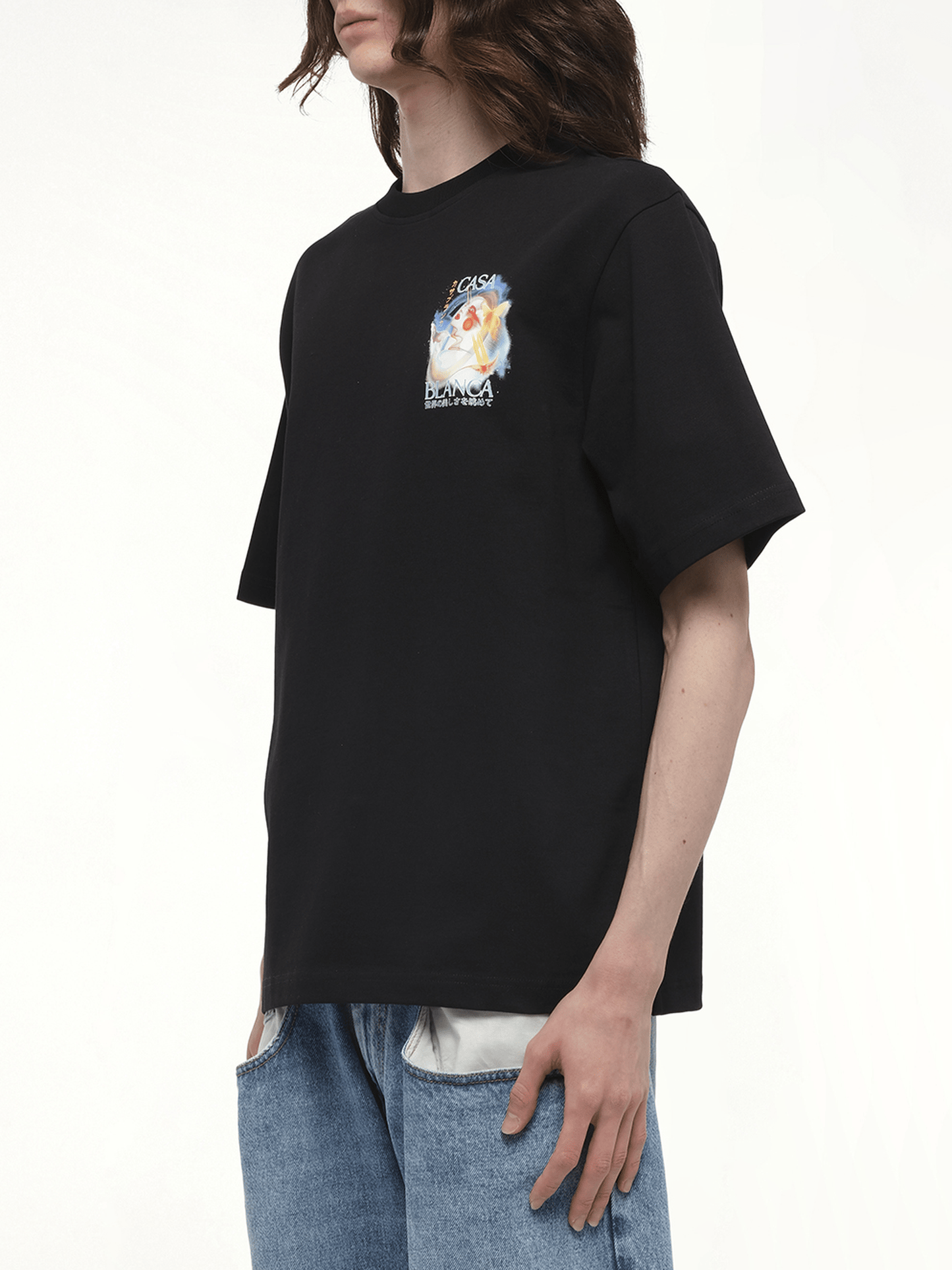 Galactic Connection T-Shirt in Black