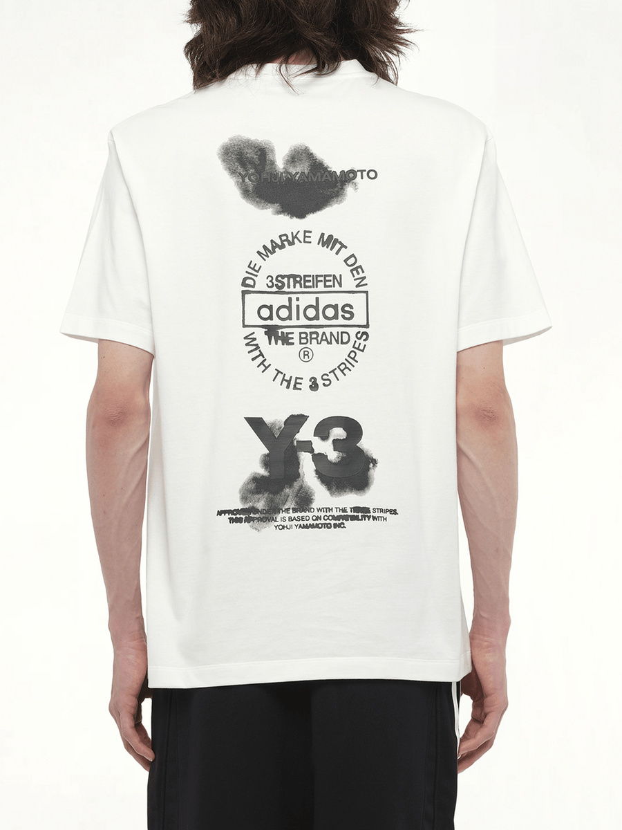 Graphic Short Sleeve T-Shirt in White
