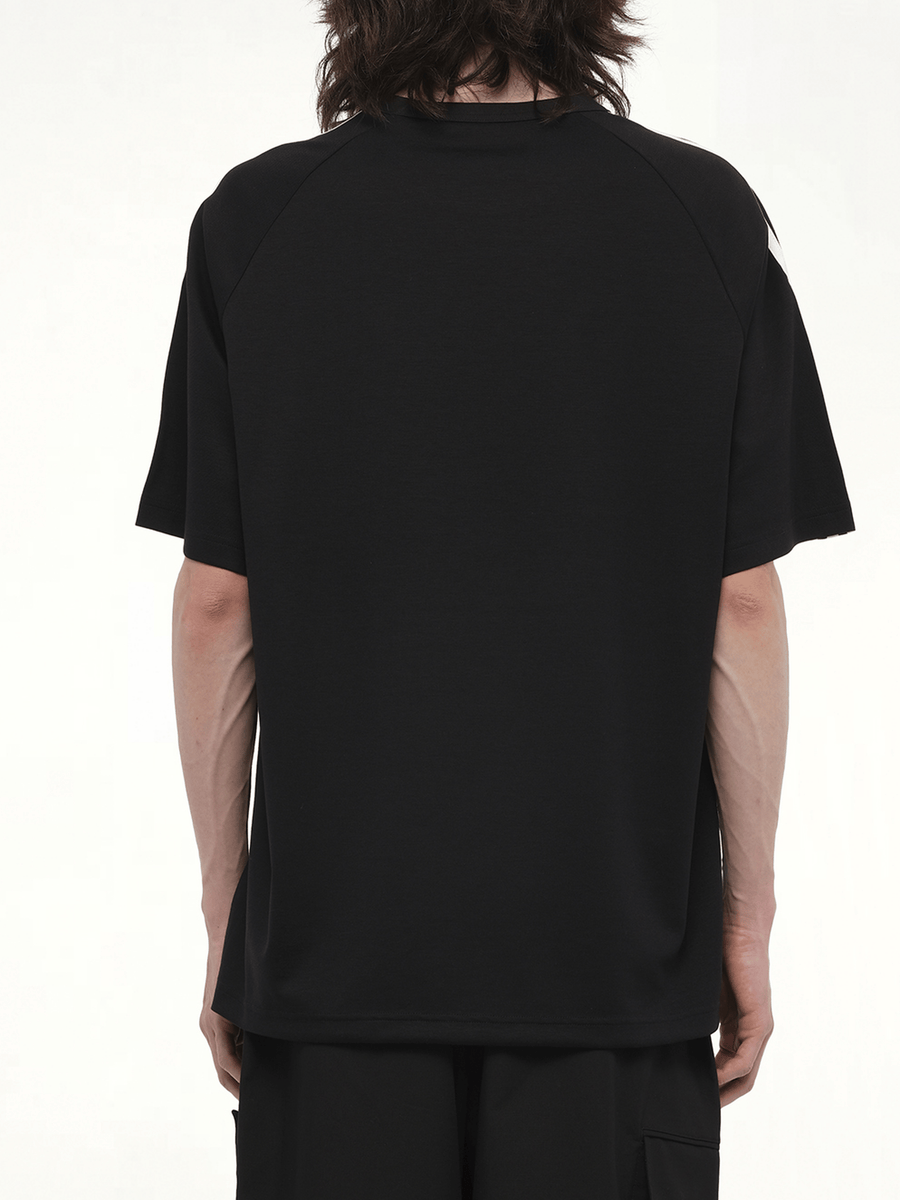 Short Sleeve T-Shirt 3-Stripes in Black