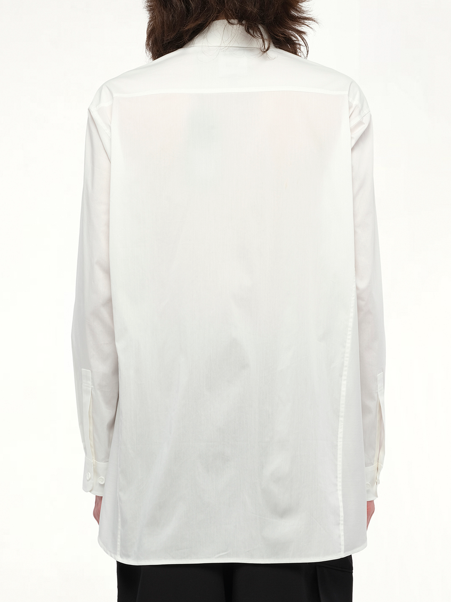 Sporty Cotton Shirt in White