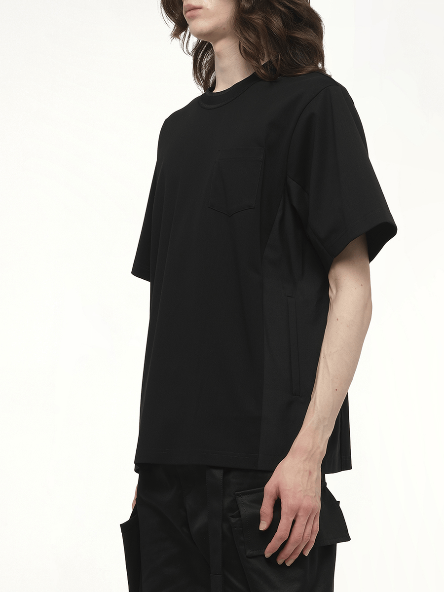 Suiting x Cotton Jersey T-Shirt in Black