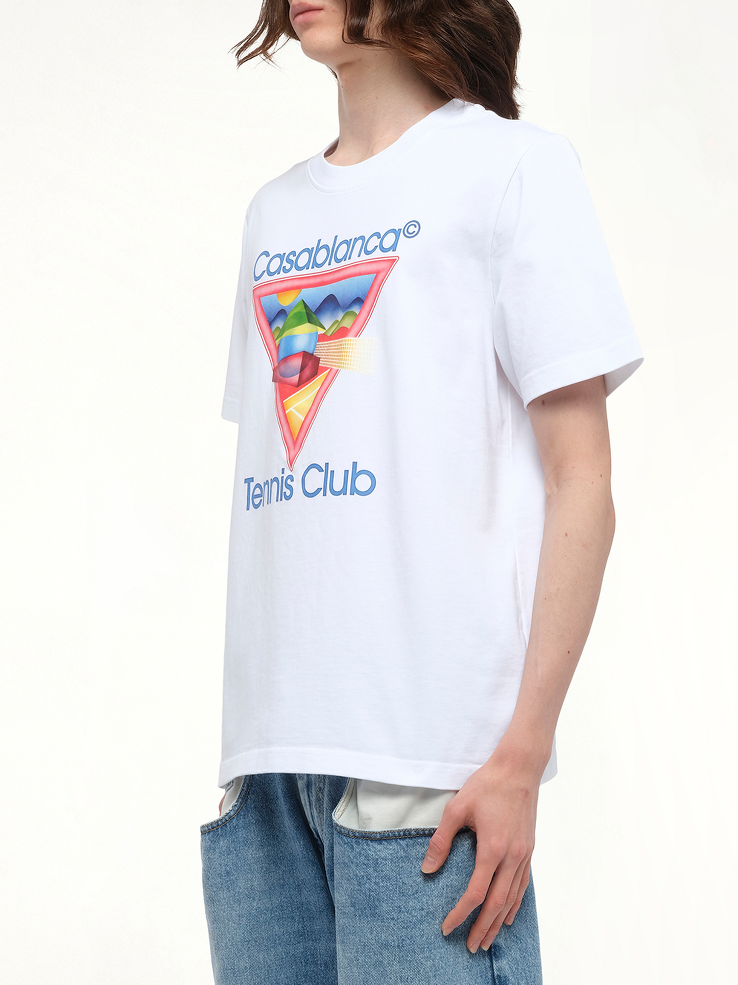 Tennis Club Icon T-Shirt in White