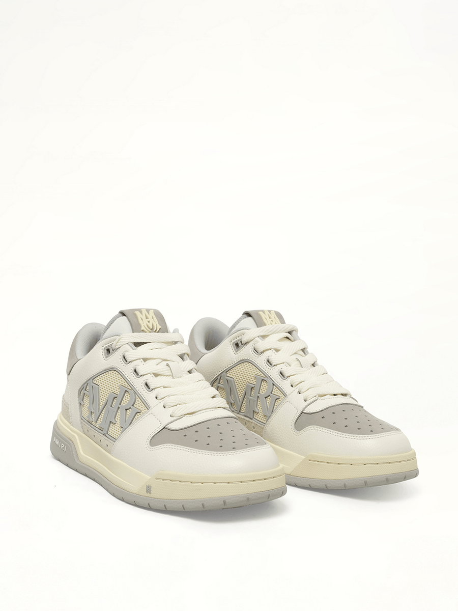 Classic Low Sneaker in Grey Front View | AMIRI