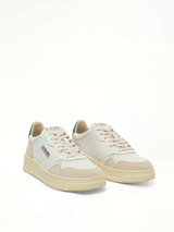 Medalist Low Sneakers in White/Amazon Front View | AUTRY