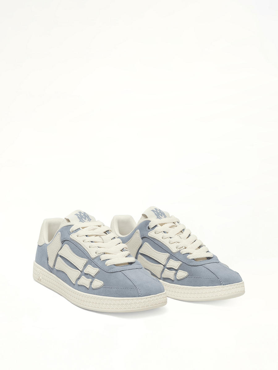Pacific Bones Sneaker in Ashley Blue Front View | AMIRI