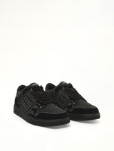Skeleton Top Low Sneaker in Black Front View | AMIRI