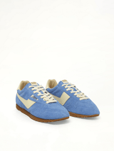 Windspin Low Sneakers in Yatch Blue/Rutabaga Front View | AUTRY