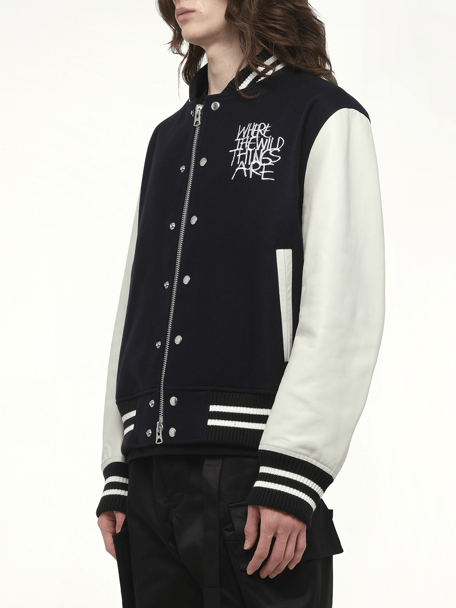 WHERE THE WILD THINGS ARE Blouson in Navy/Off White