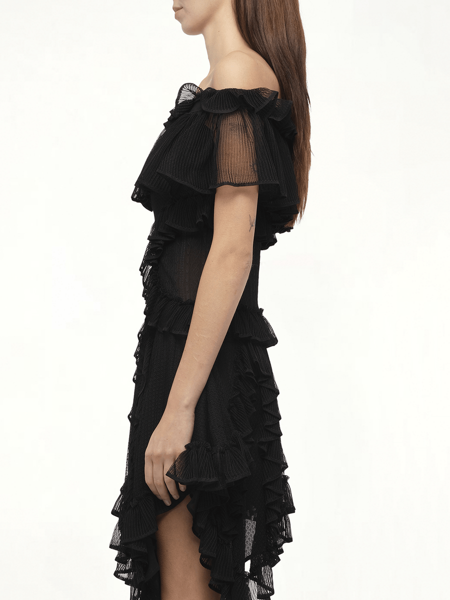 Off Shoulder Dress in Black